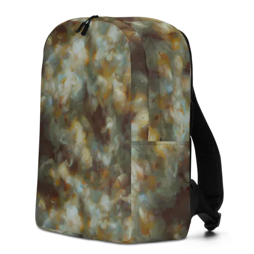 Gilded Reverie on a Minimalist Backpack