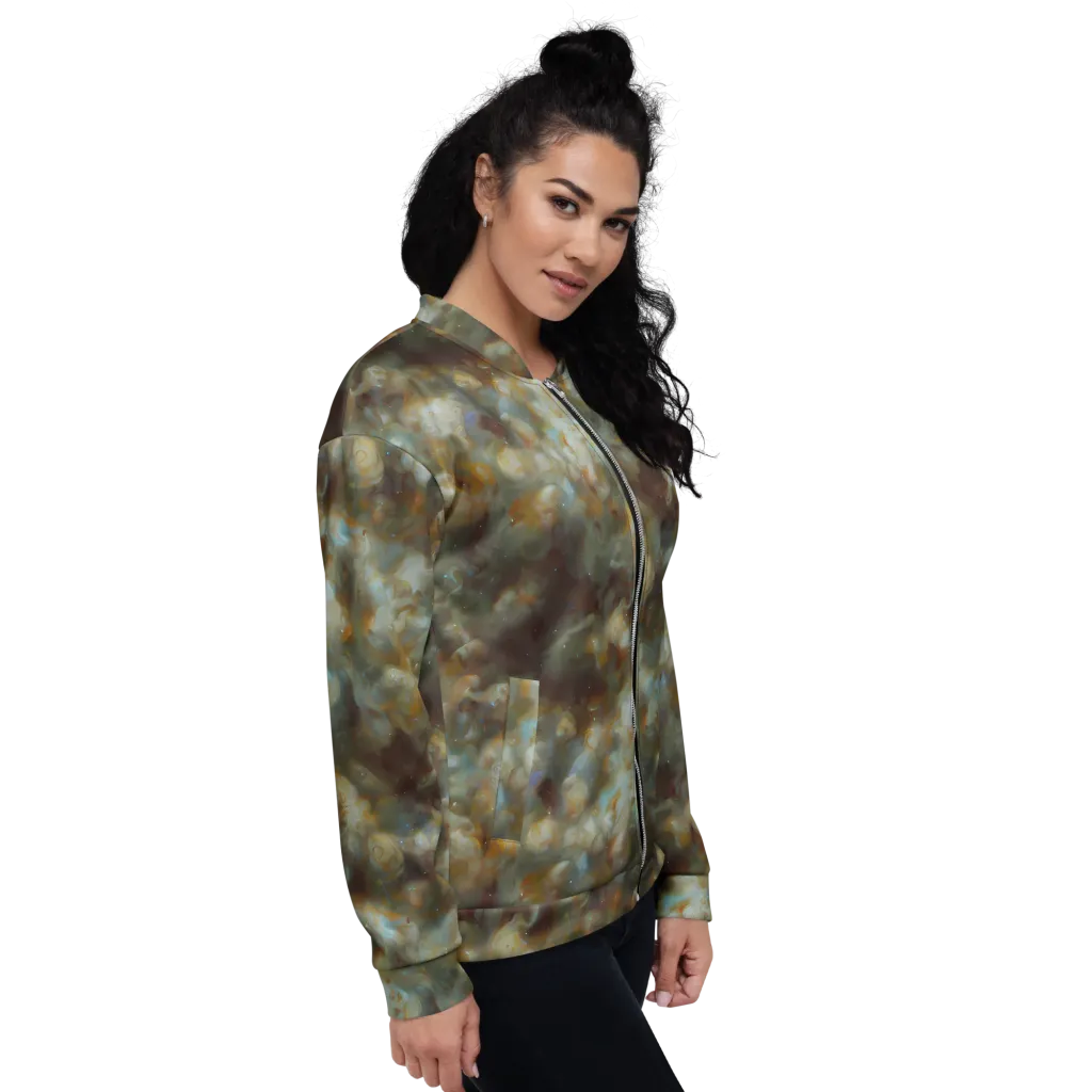 Gilded Reverie on Bomber Jacket — Right