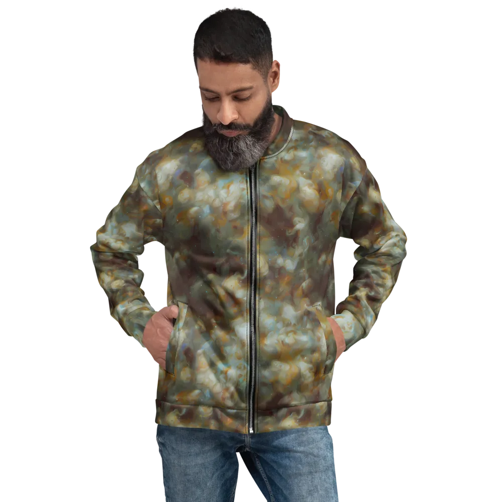 Gilded Reverie on Bomber Jacket — Front