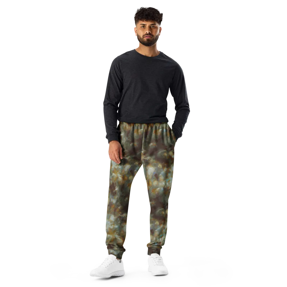 Gilded Reverie on Men's Joggers — Front