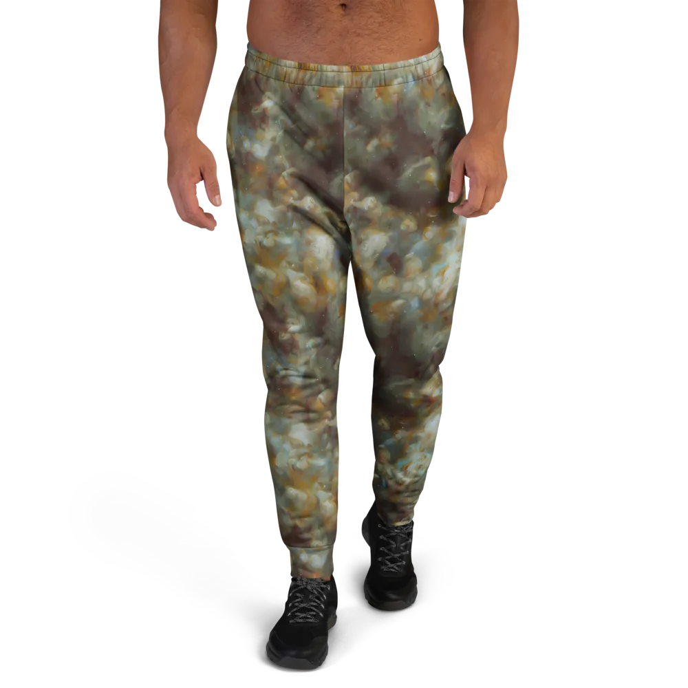 Gilded Reverie on Men's Joggers — Front