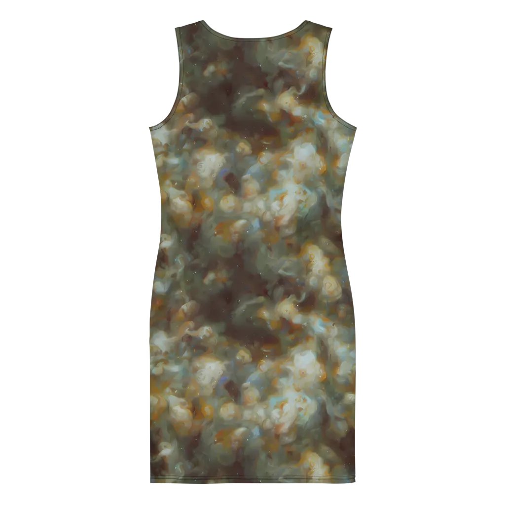 Gilded Reverie on Bodycon Dress — Back