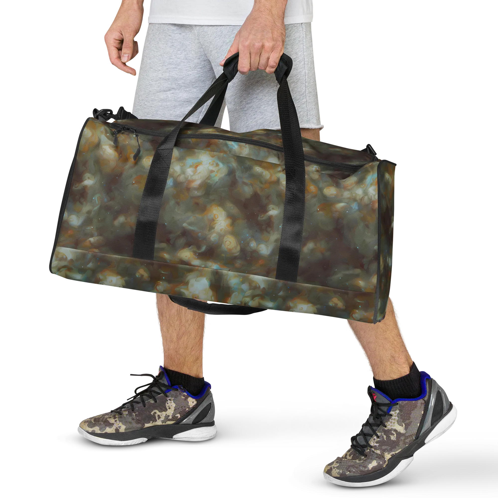 Gilded Reverie on Duffle Bag — Front