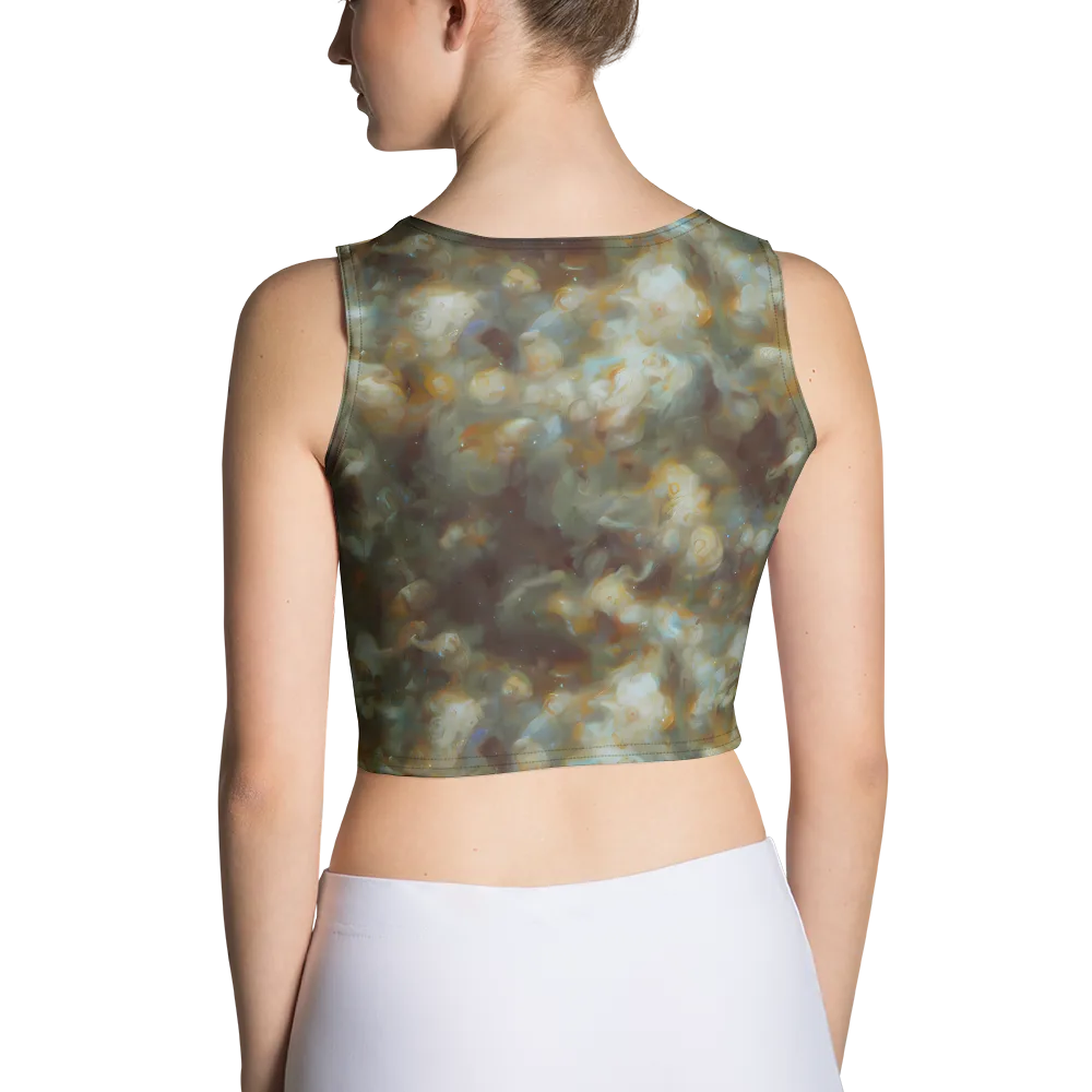Gilded Reverie on Crop Top — Back