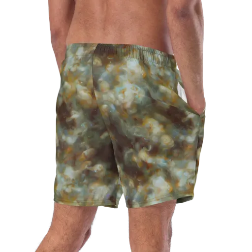 Gilded Reverie on a Swim Trunks