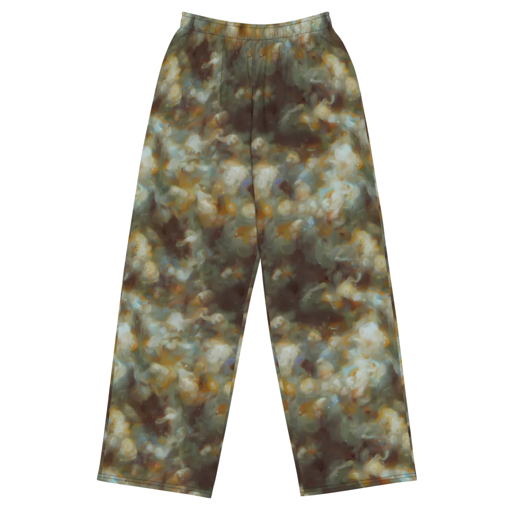 Gilded Reverie on Wide-Leg Pants — Front
