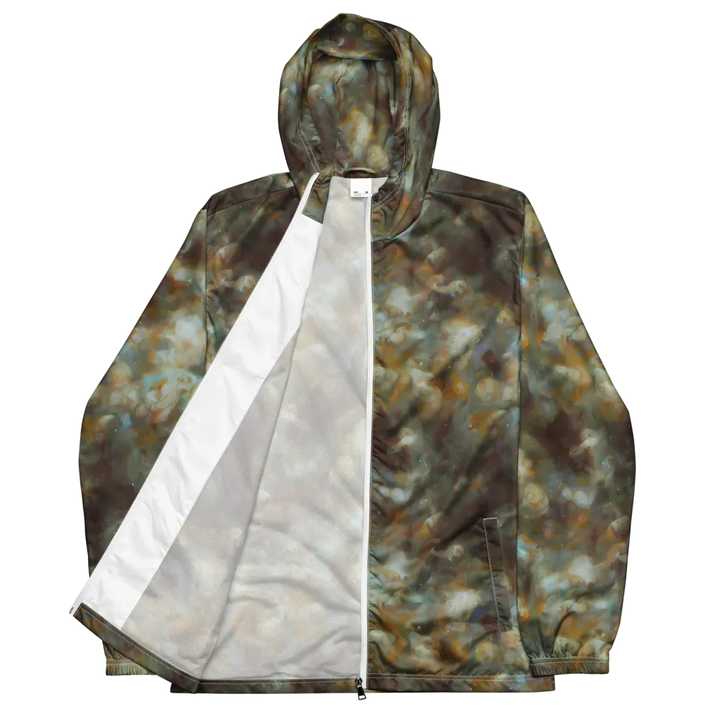 Gilded Reverie on Men's Windbreaker — Front