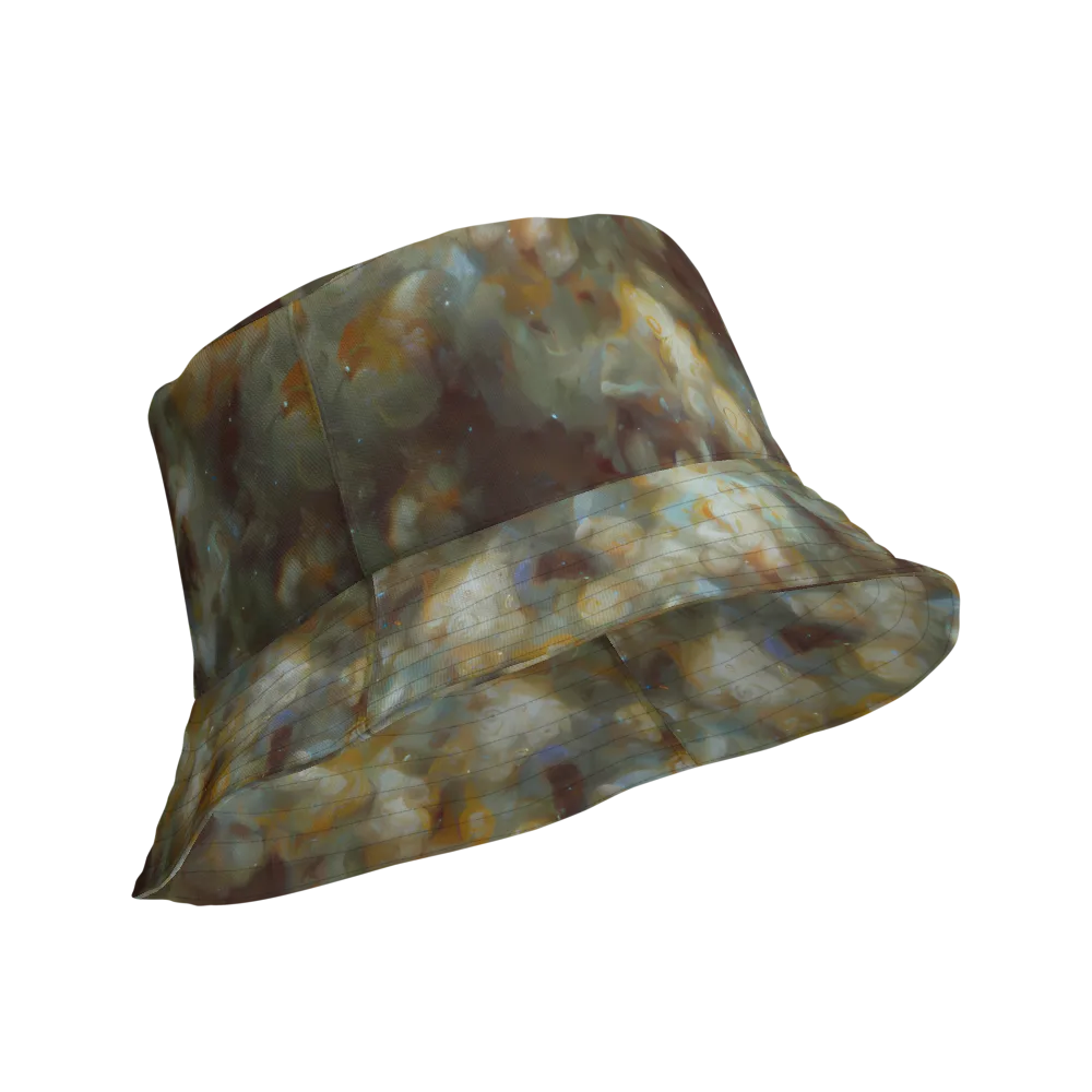 Gilded Reverie on Reversible Bucket Hat — Product details Outside