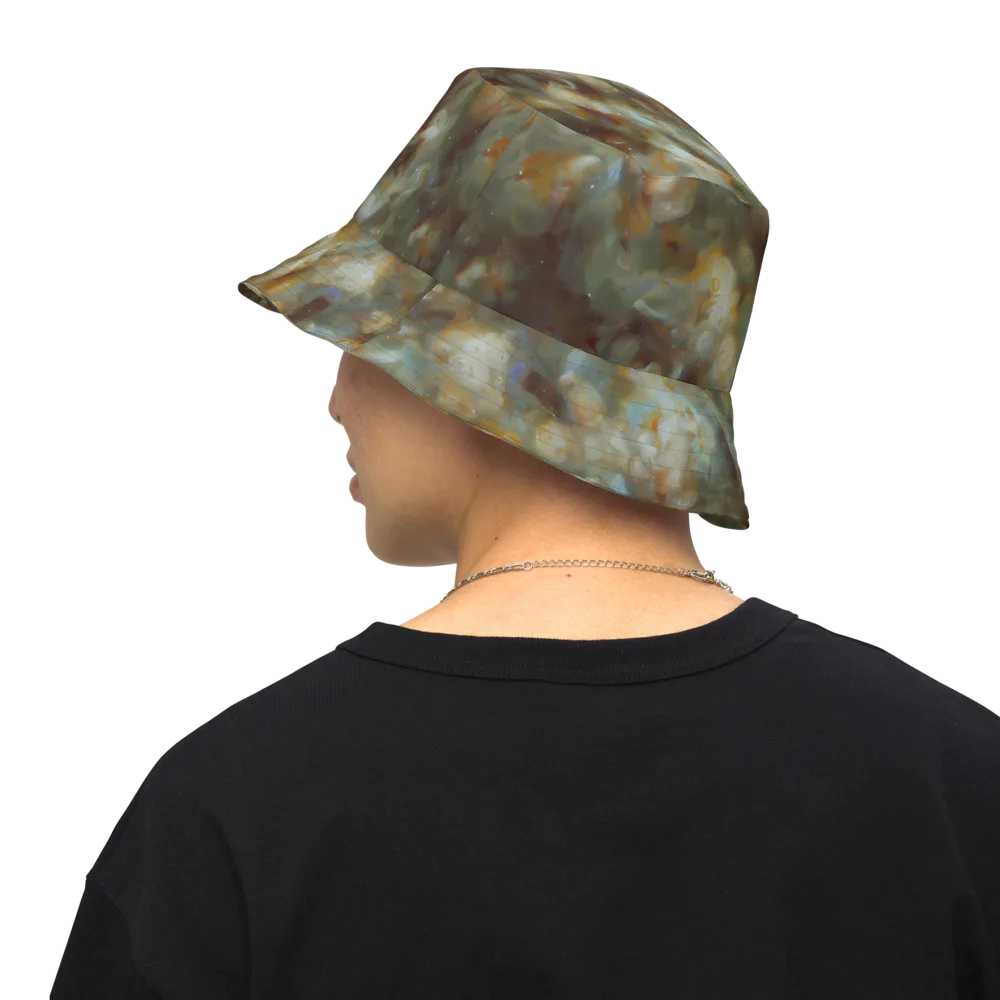 Gilded Reverie on Reversible Bucket Hat — Back Inside