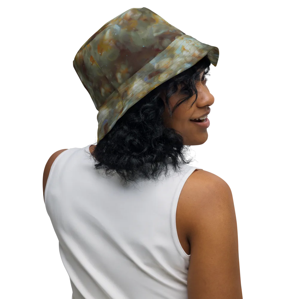 Gilded Reverie on Reversible Bucket Hat — Right Outside