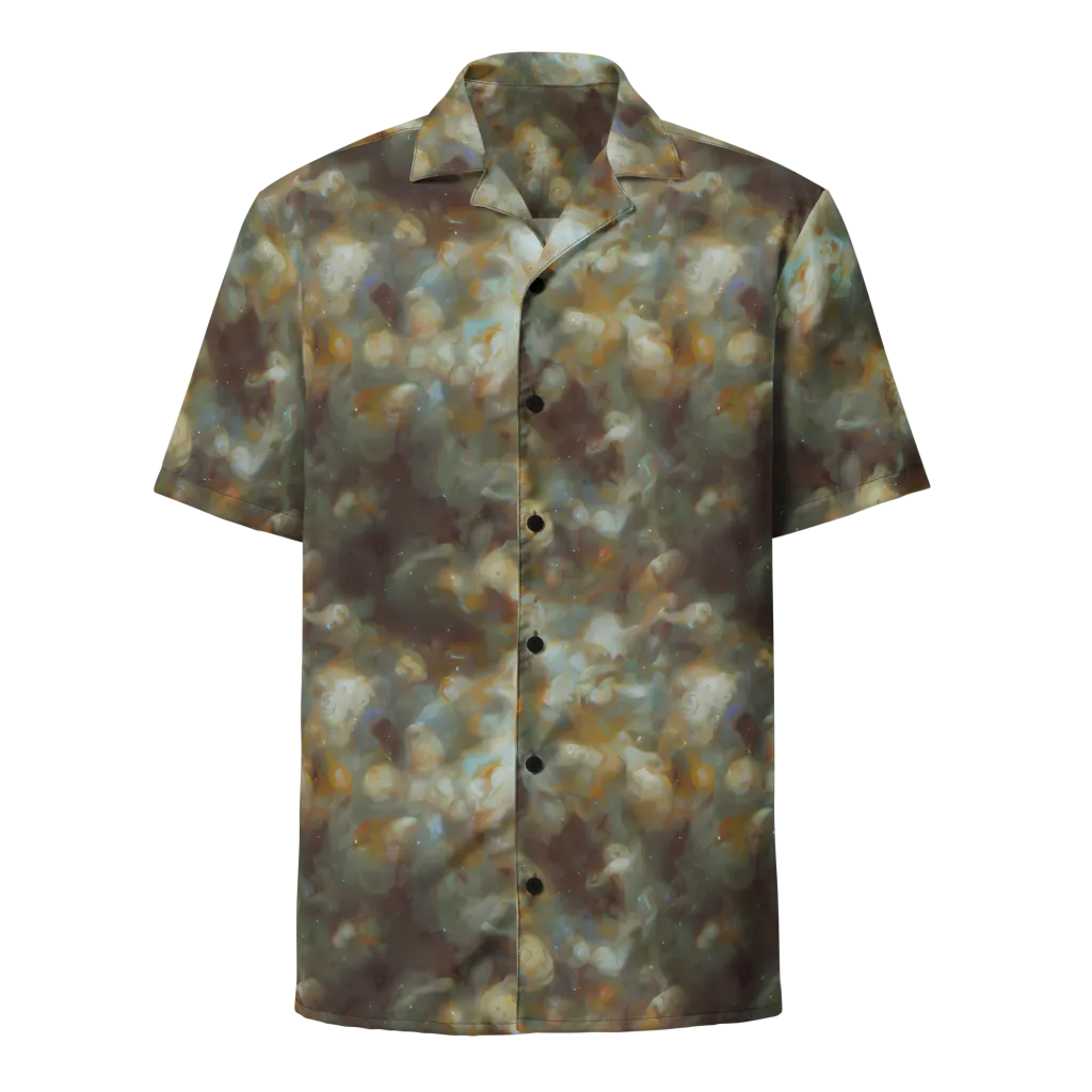 Gilded Reverie on Button Shirt — Front
