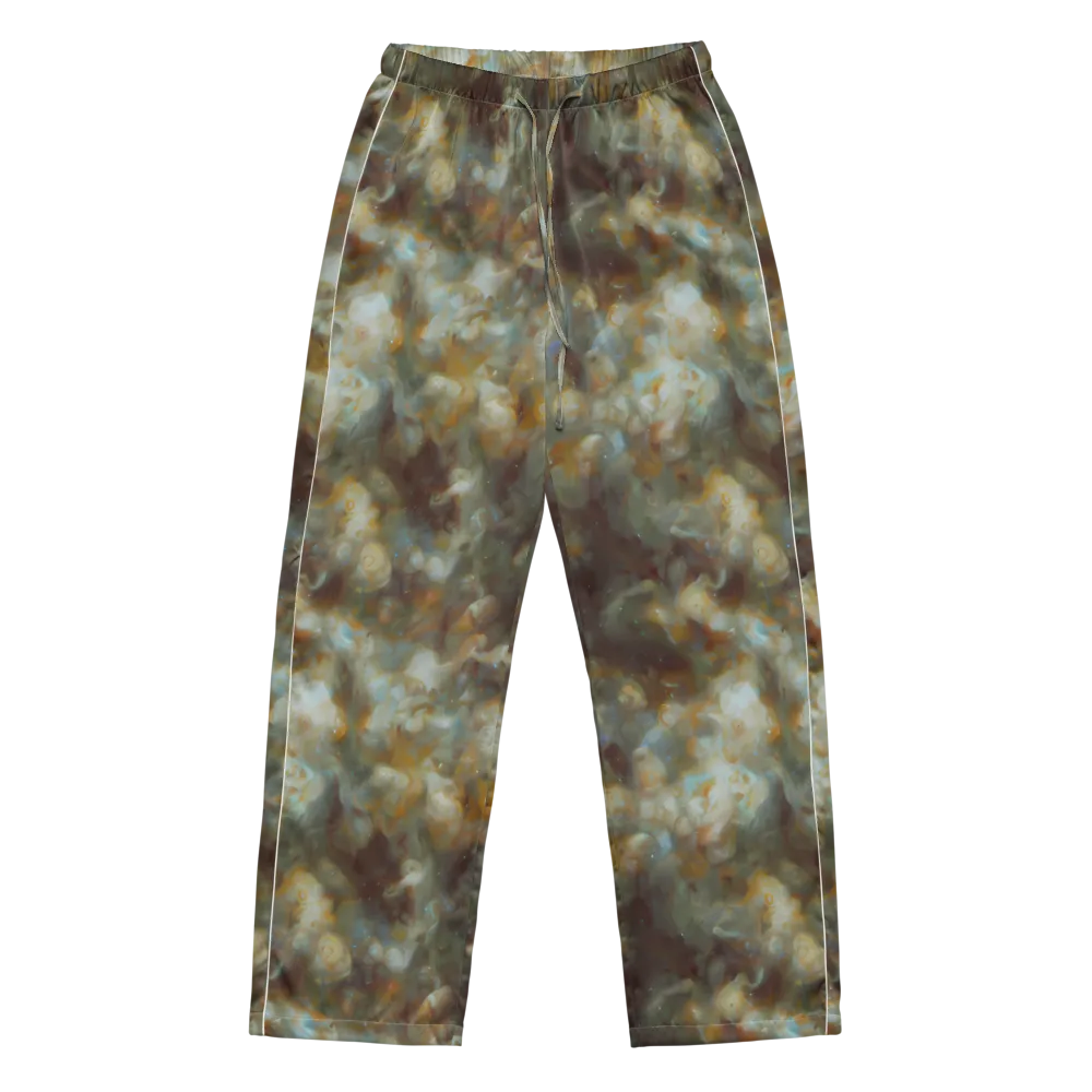Gilded Reverie on Women's Pajama Pants — Front
