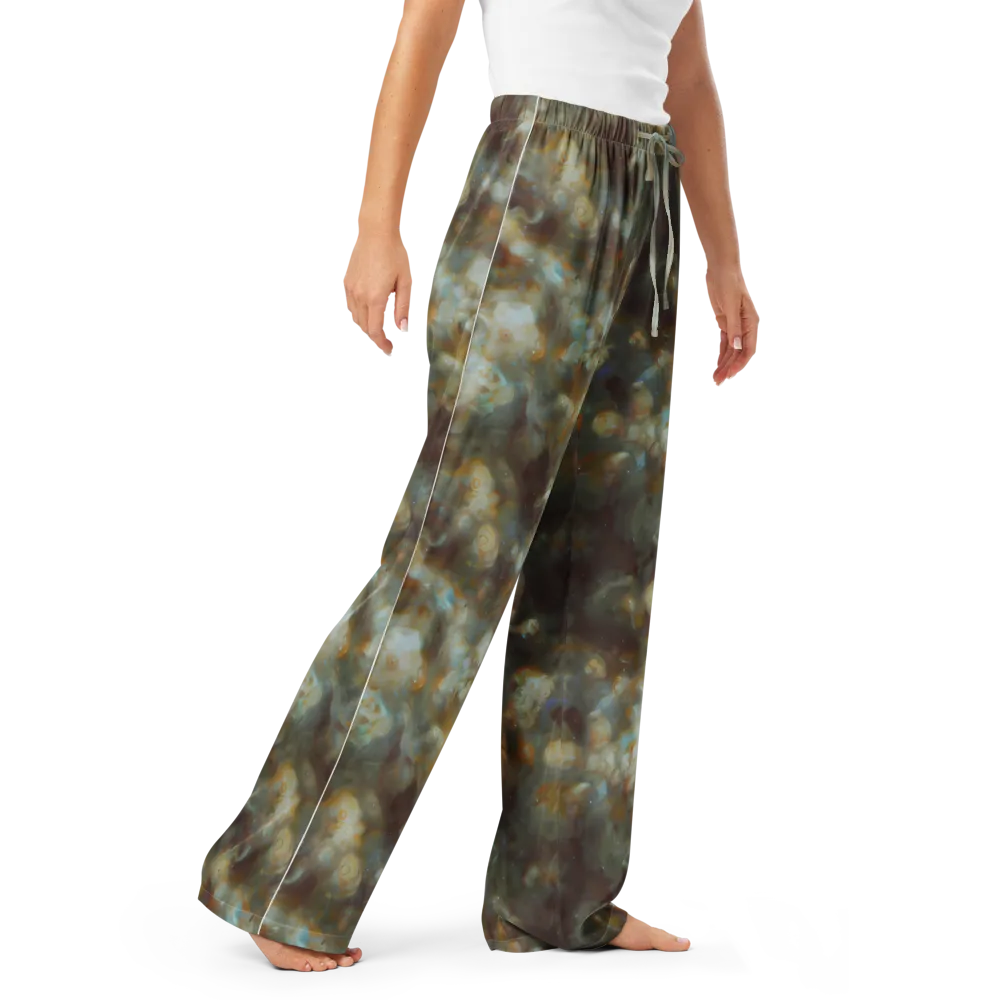 Gilded Reverie on Women's Pajama Pants — Right Front