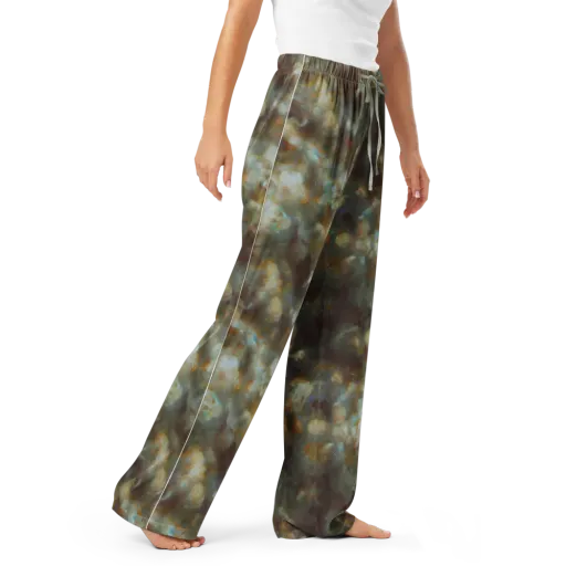 Gilded Reverie on a Women's Pajama Pants