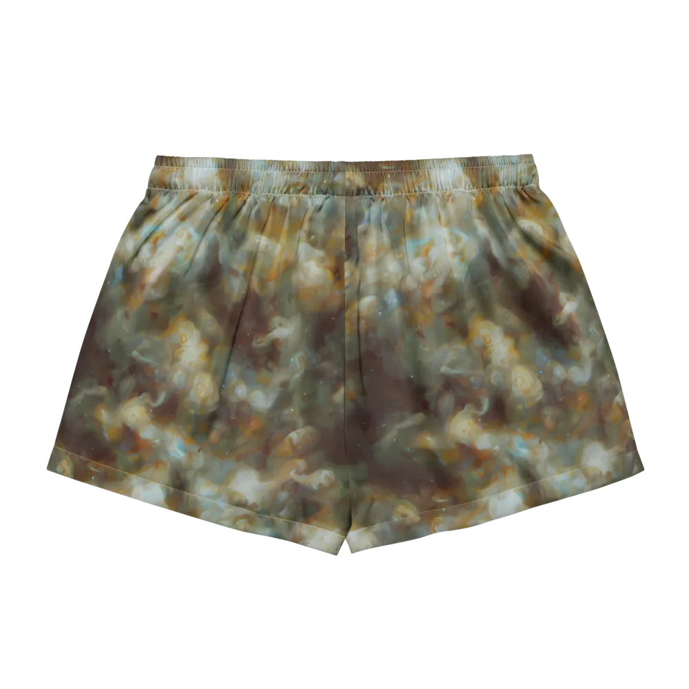 Gilded Reverie on Women's Pajama Shorts — Back