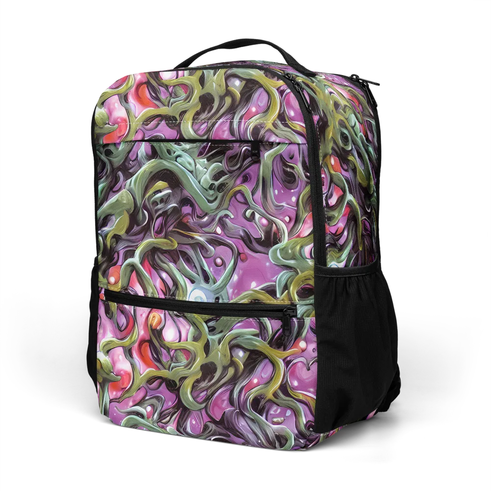 Venom Velvet on Utility Backpack — Left Front