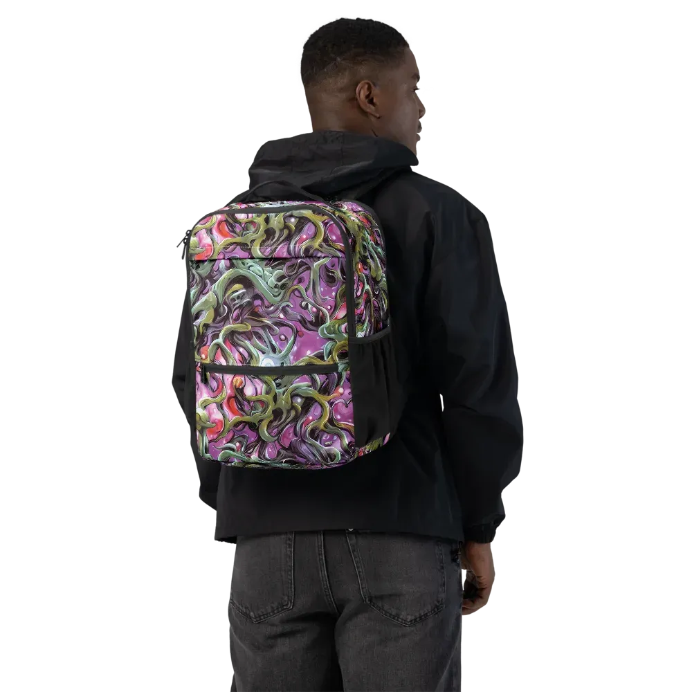 Venom Velvet on Utility Backpack — Back