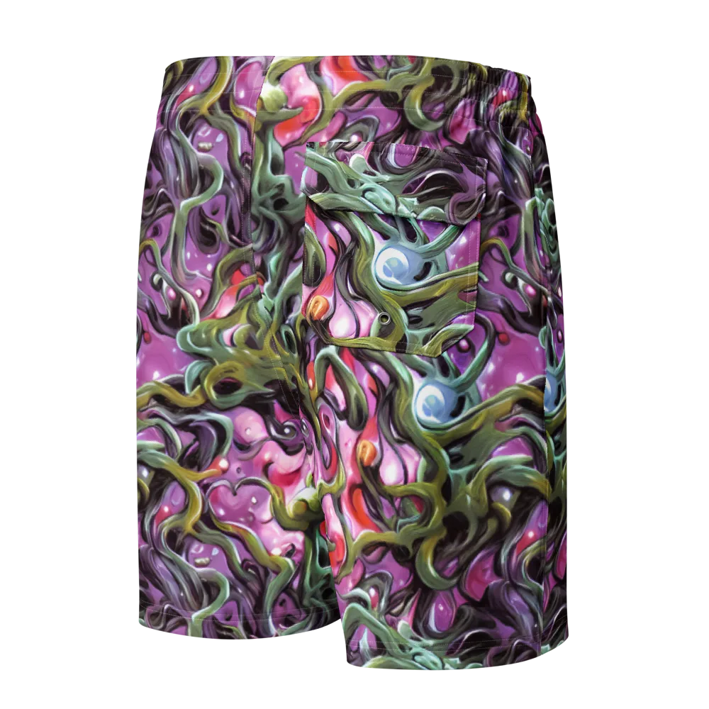 Venom Velvet on Men's Board Shorts — Back