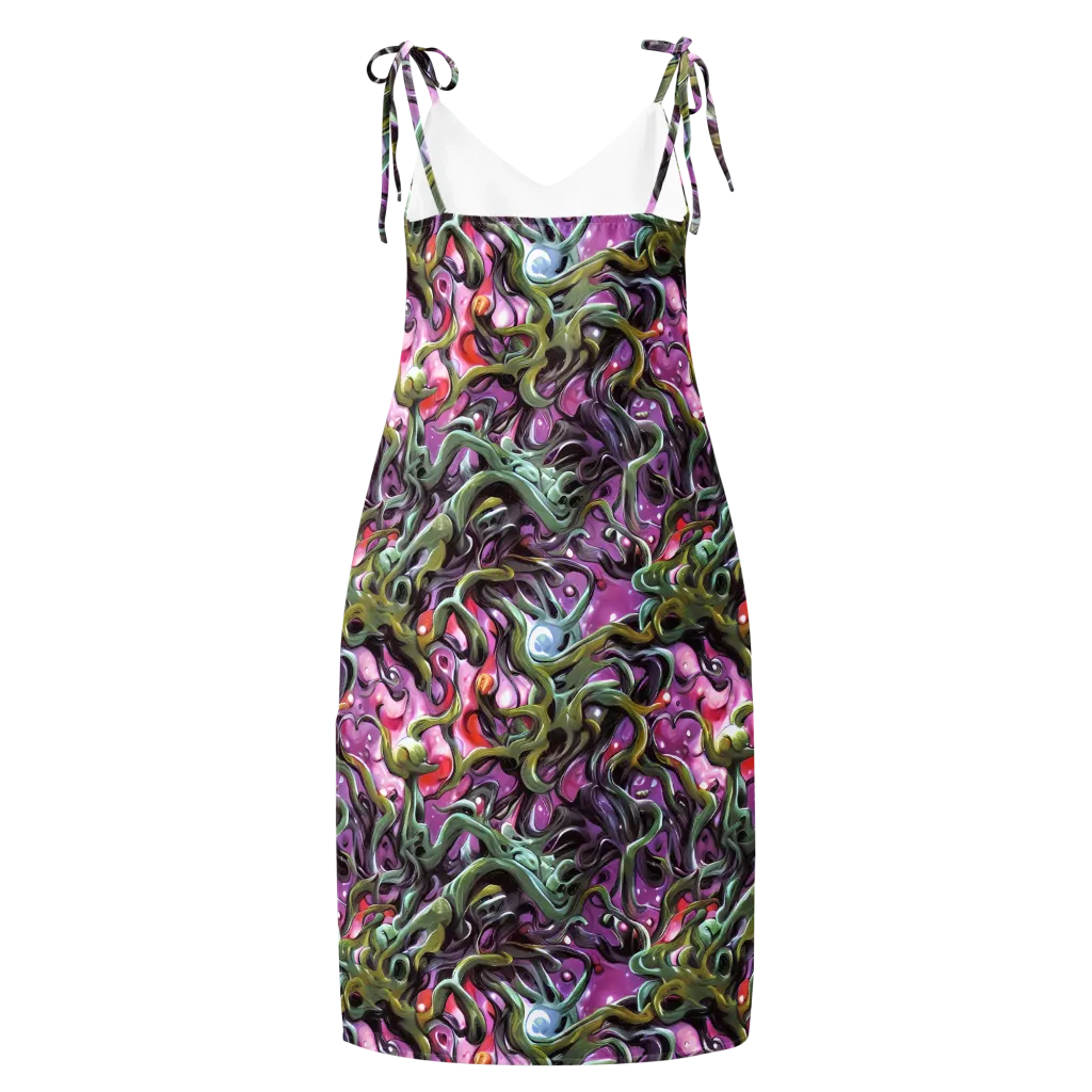 Venom Velvet on Slip Dress — Back