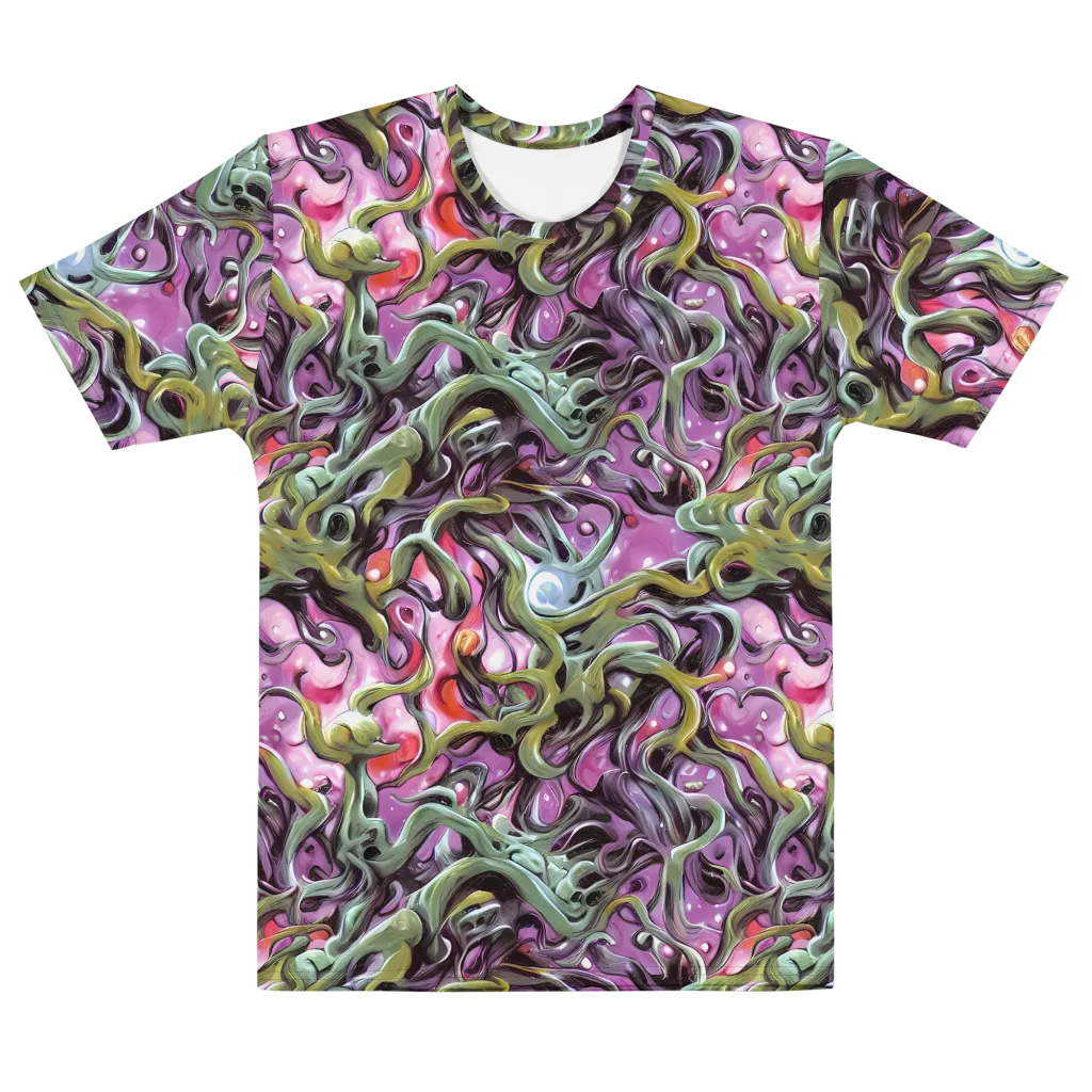 Venom Velvet on Men's Cotton Crew Neck T-Shirt — Front