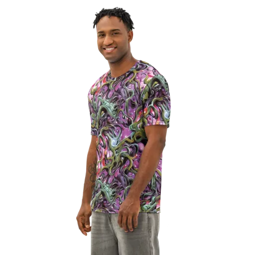 Venom Velvet on a Men's Cotton Crew Neck T-Shirt