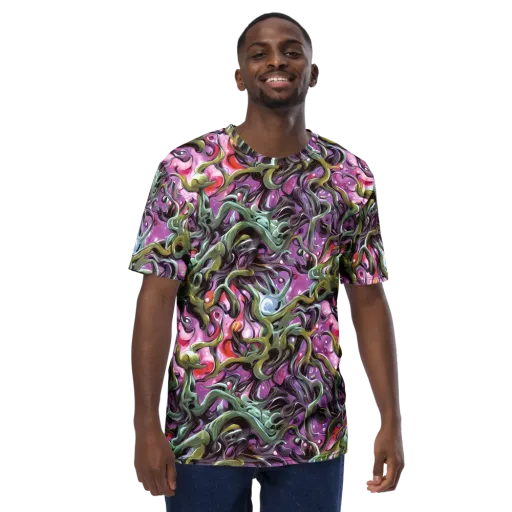 Venom Velvet on a Men's Crew Neck T-Shirt