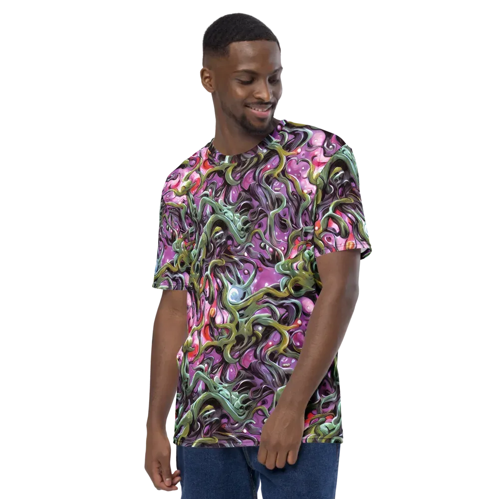 Venom Velvet on Men's Crew Neck T-Shirt — Left