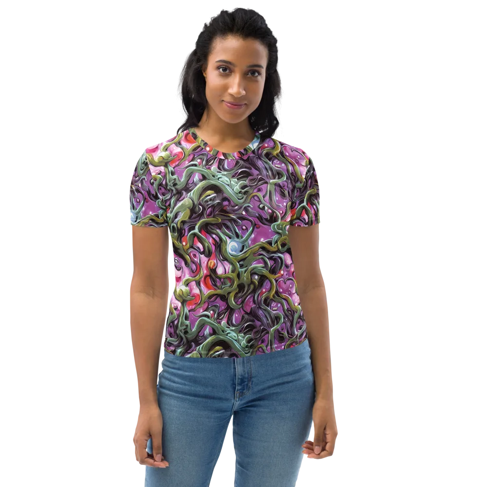 Venom Velvet on Women's Crew Neck T-Shirt — Front