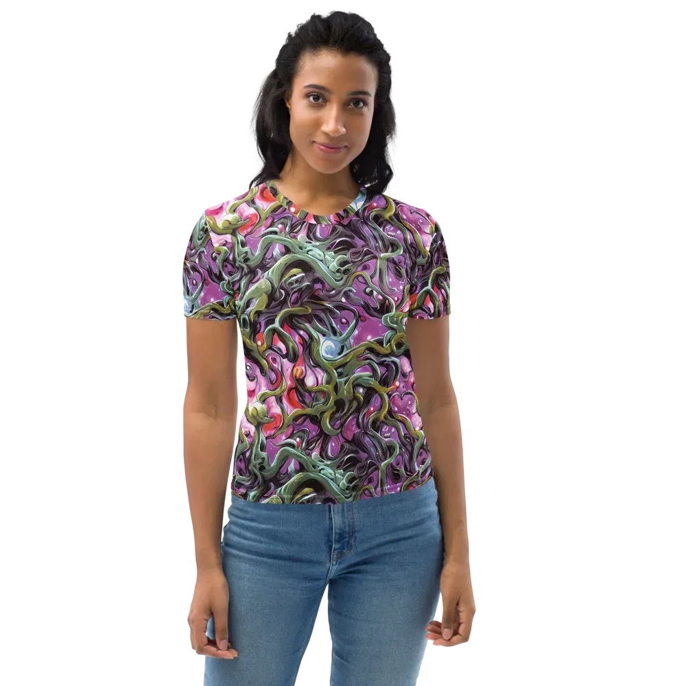 Venom Velvet on Women's Crew Neck T-Shirt — Front
