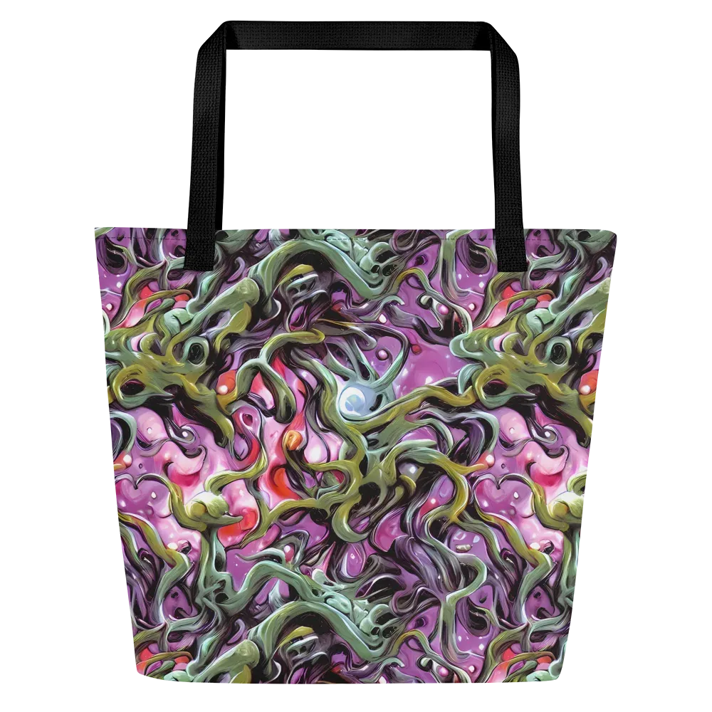Venom Velvet on Large Tote Bag W/ Pocket — Front