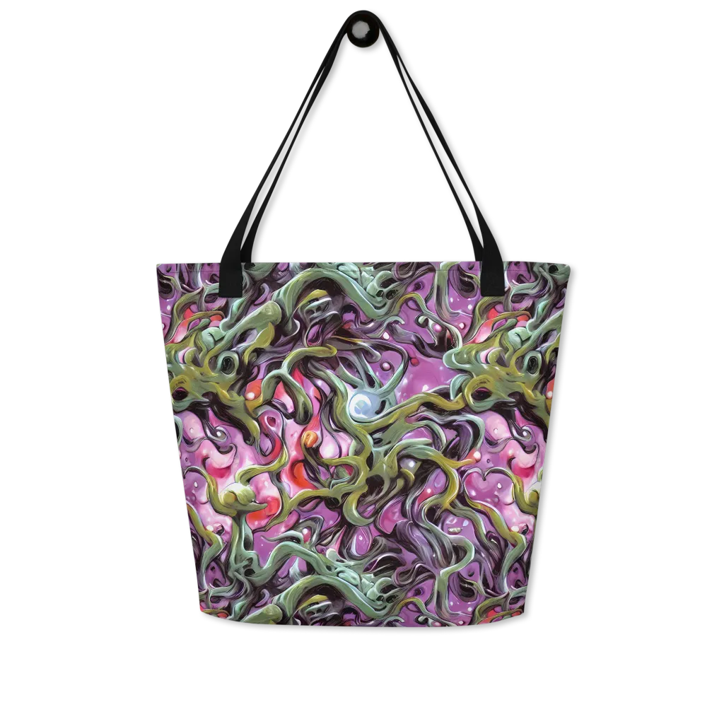 Venom Velvet on Large Tote Bag W/ Pocket — Front