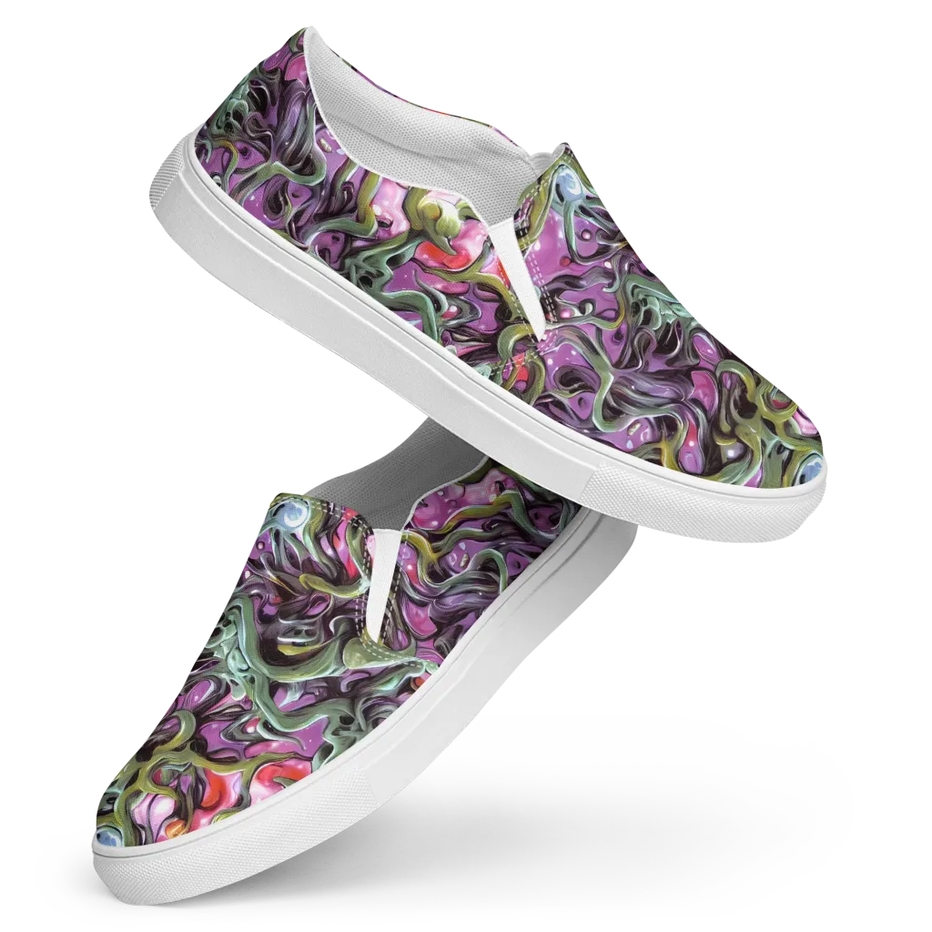 Venom Velvet on Women's Slip-On Canvas Shoes — Front