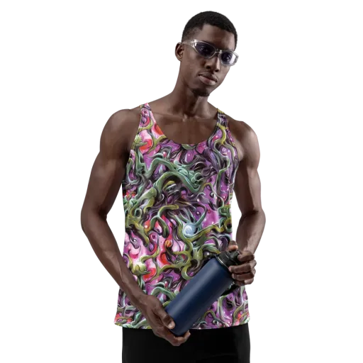 Venom Velvet on a Men's Tank Top