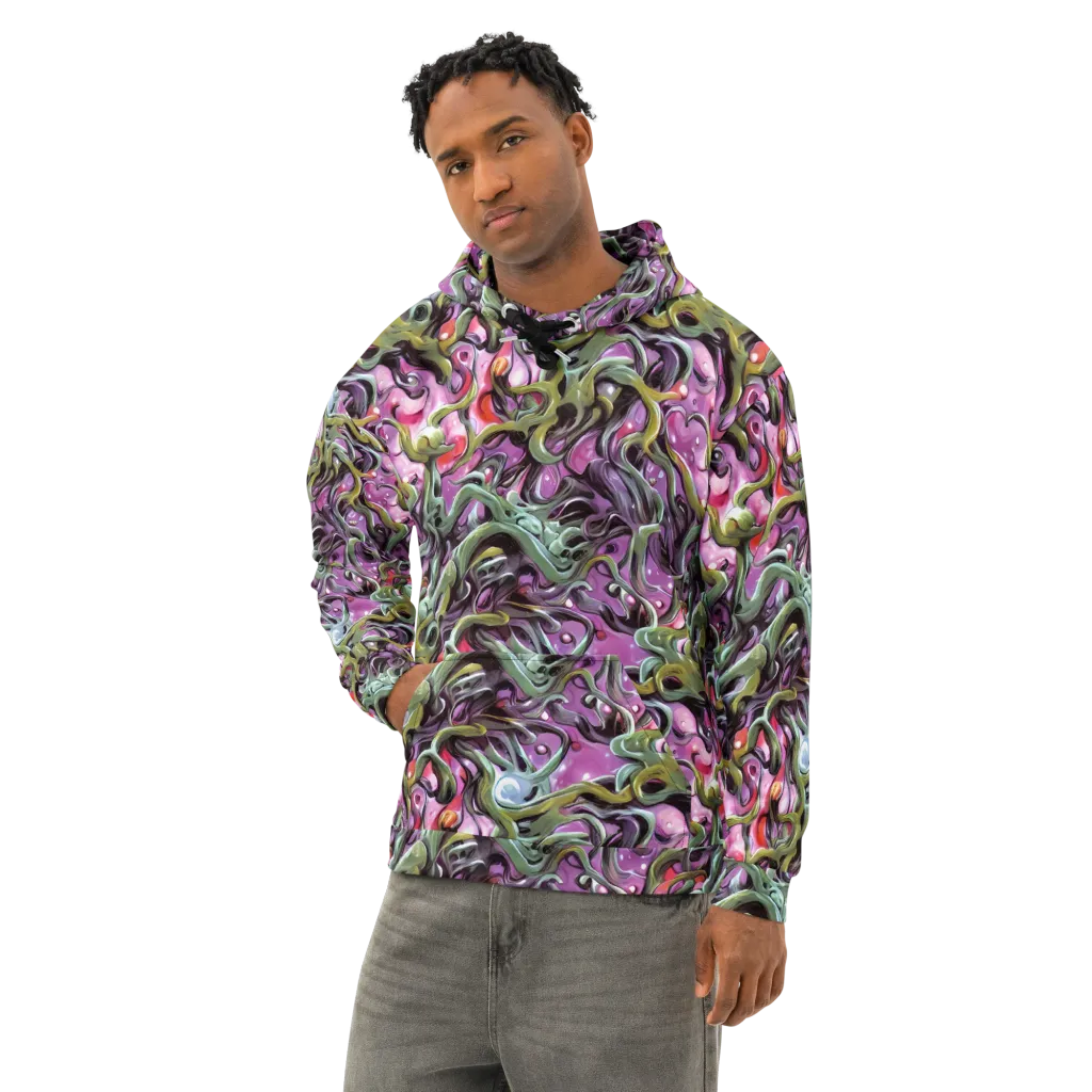 Venom Velvet on Cotton Hoodie — Left Front