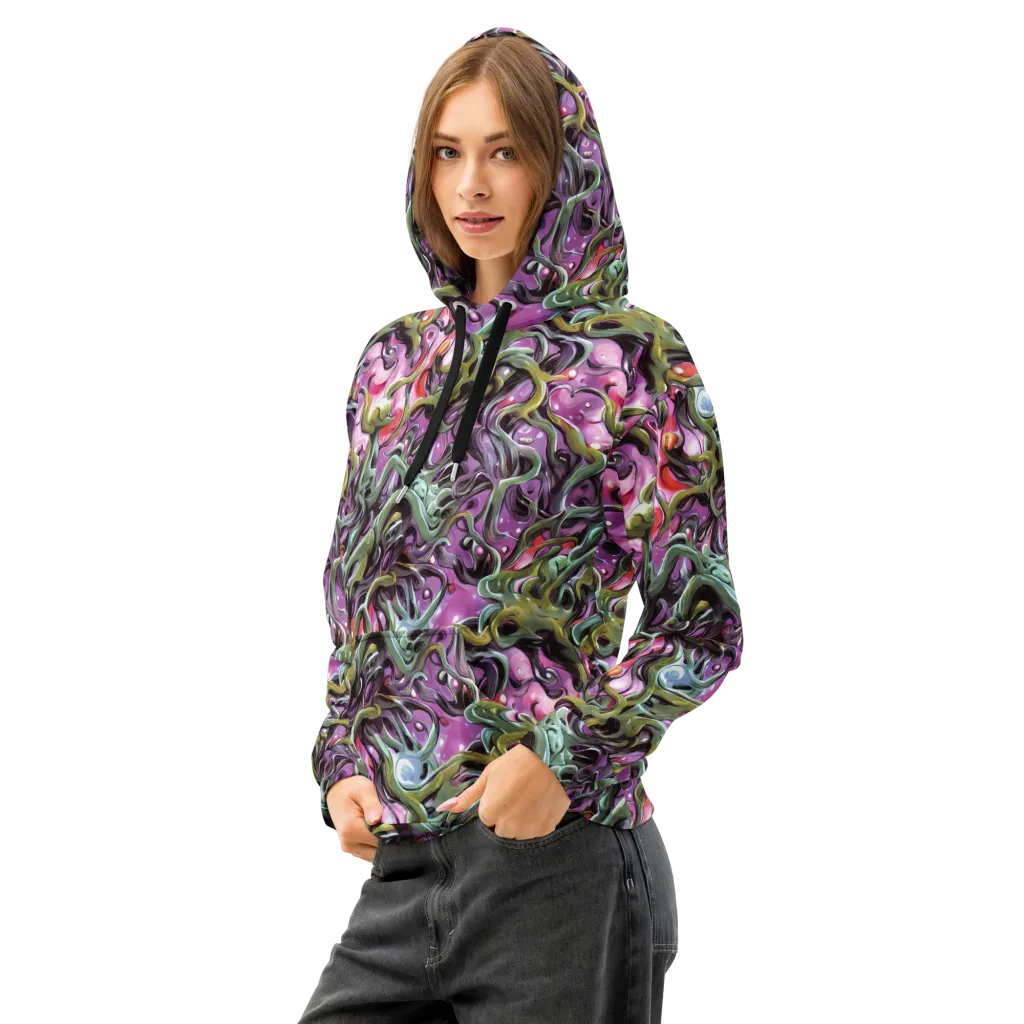 Venom Velvet on Cotton Hoodie — Left Front