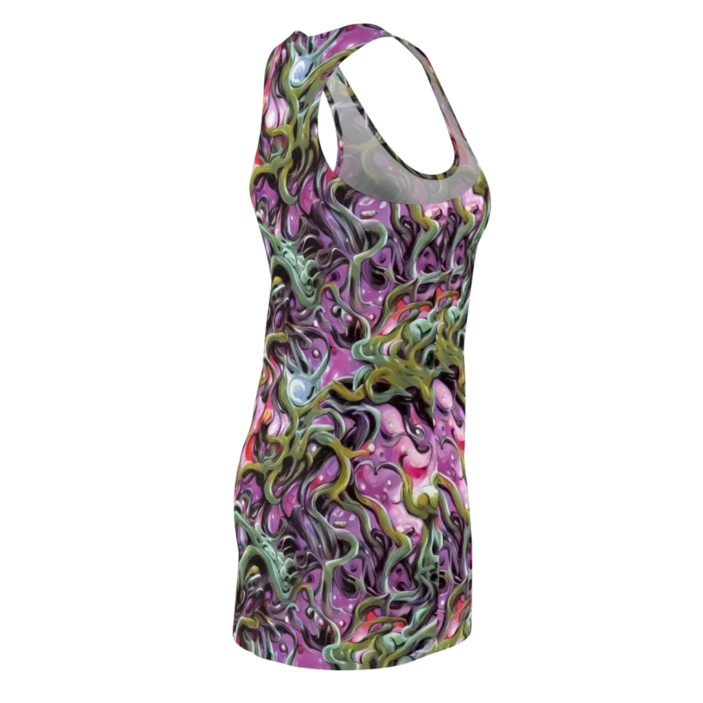 Venom Velvet on Racerback Dress — Back Side