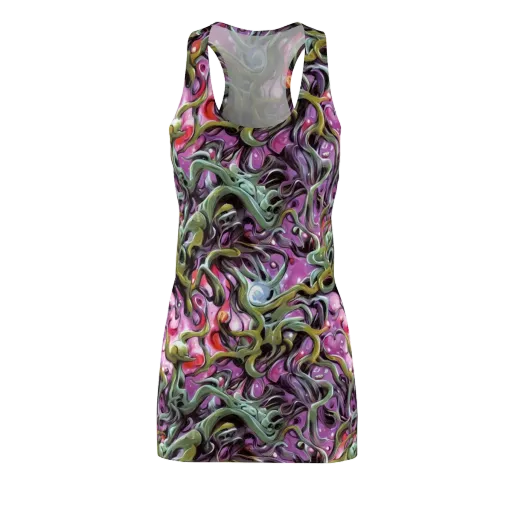 Venom Velvet on a Racerback Dress