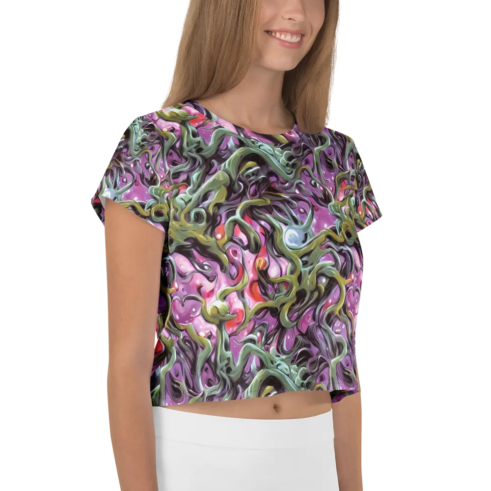 Venom Velvet on Crop Tee — Right