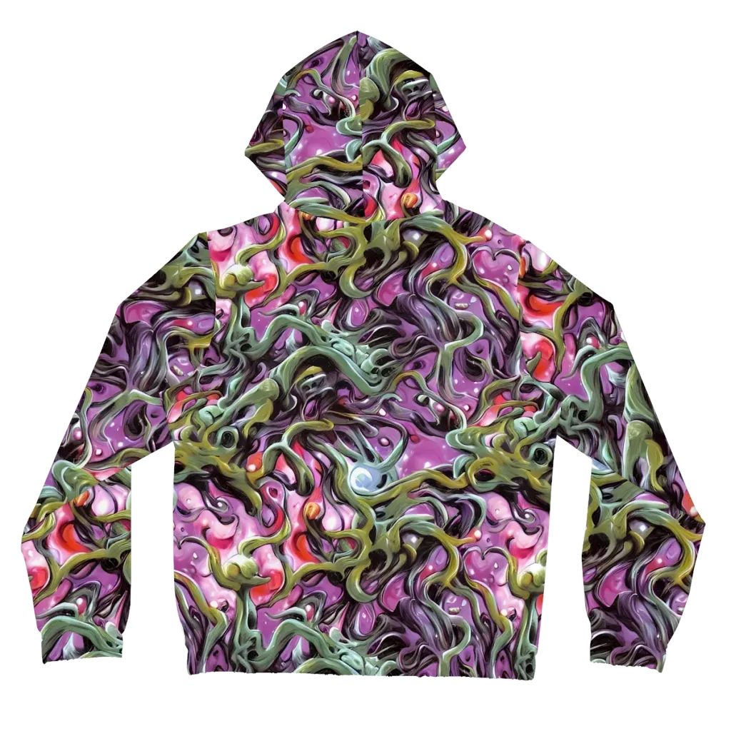Venom Velvet on Women's Full-Zip Hoodie — Back