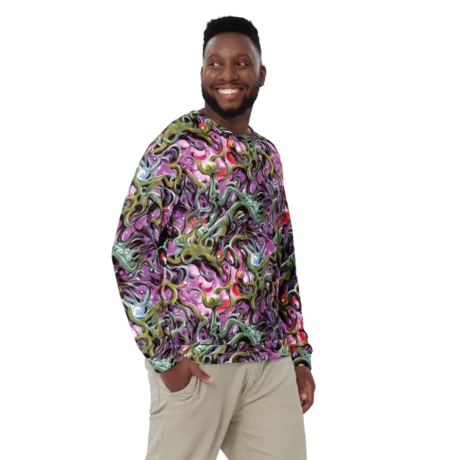 Venom Velvet on a Sweatshirt
