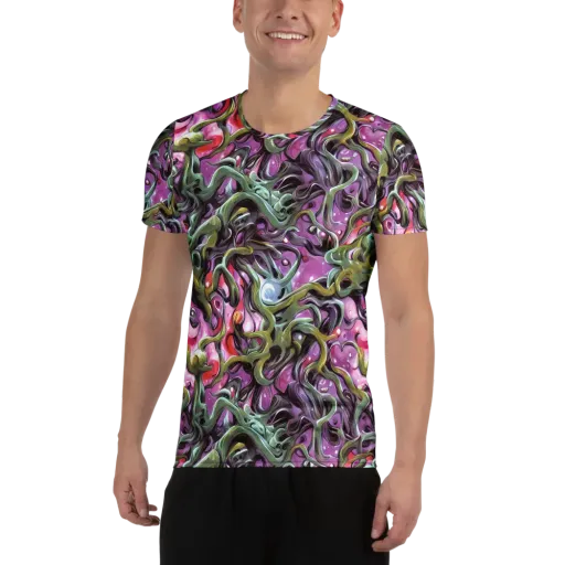 Venom Velvet on a Men's Athletic T-Shirt