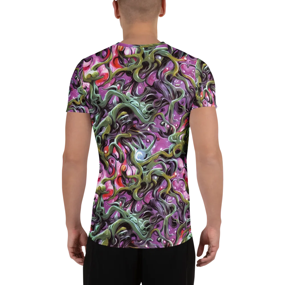 Venom Velvet on Men's Athletic T-Shirt — Back