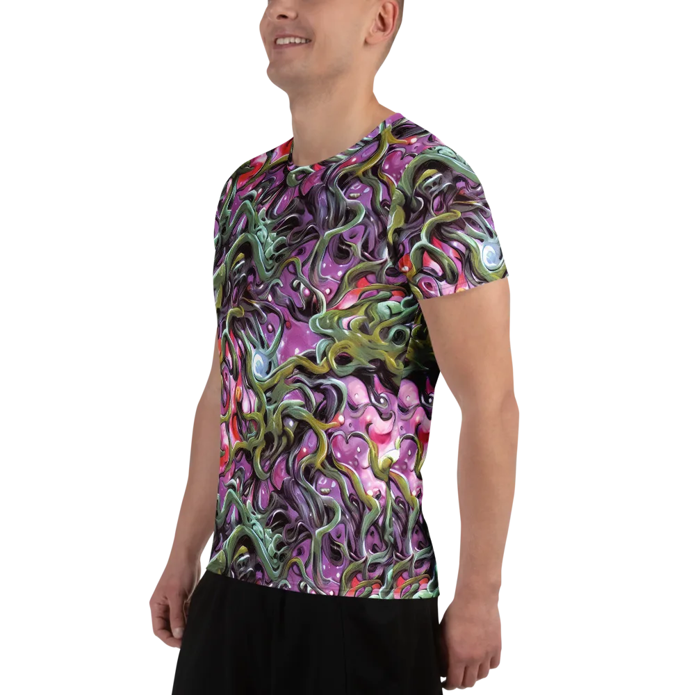 Venom Velvet on Men's Athletic T-Shirt — Left