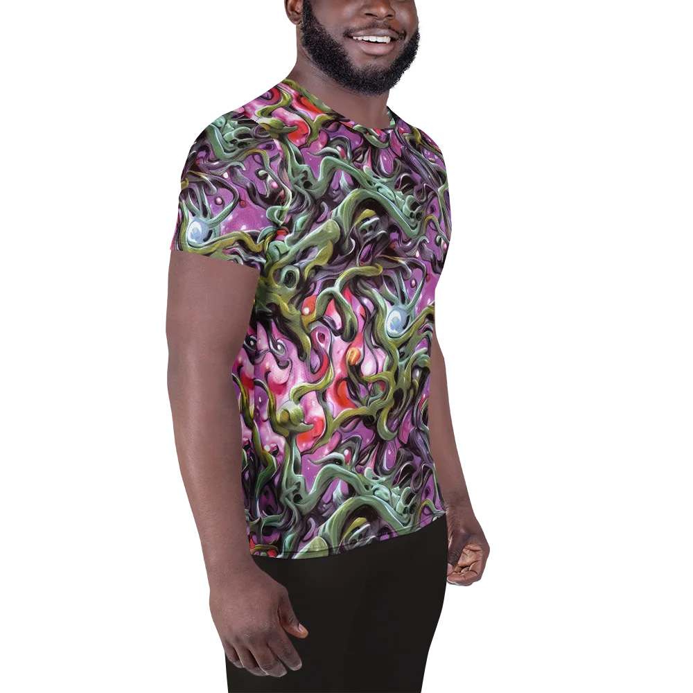 Venom Velvet on Men's Athletic T-Shirt — Right