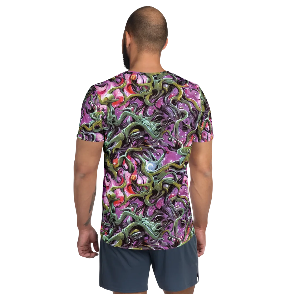 Venom Velvet on Men's Athletic T-Shirt — Back