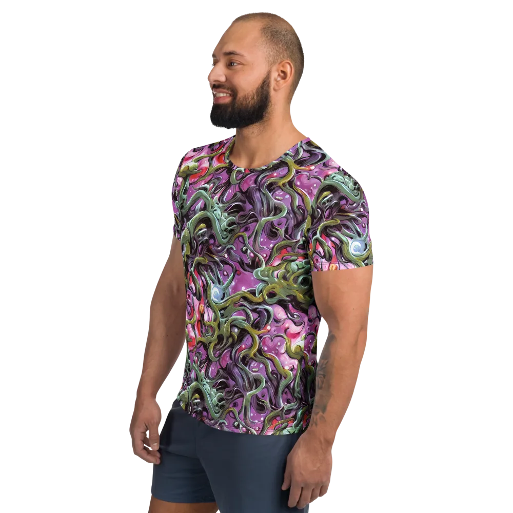 Venom Velvet on Men's Athletic T-Shirt — Left