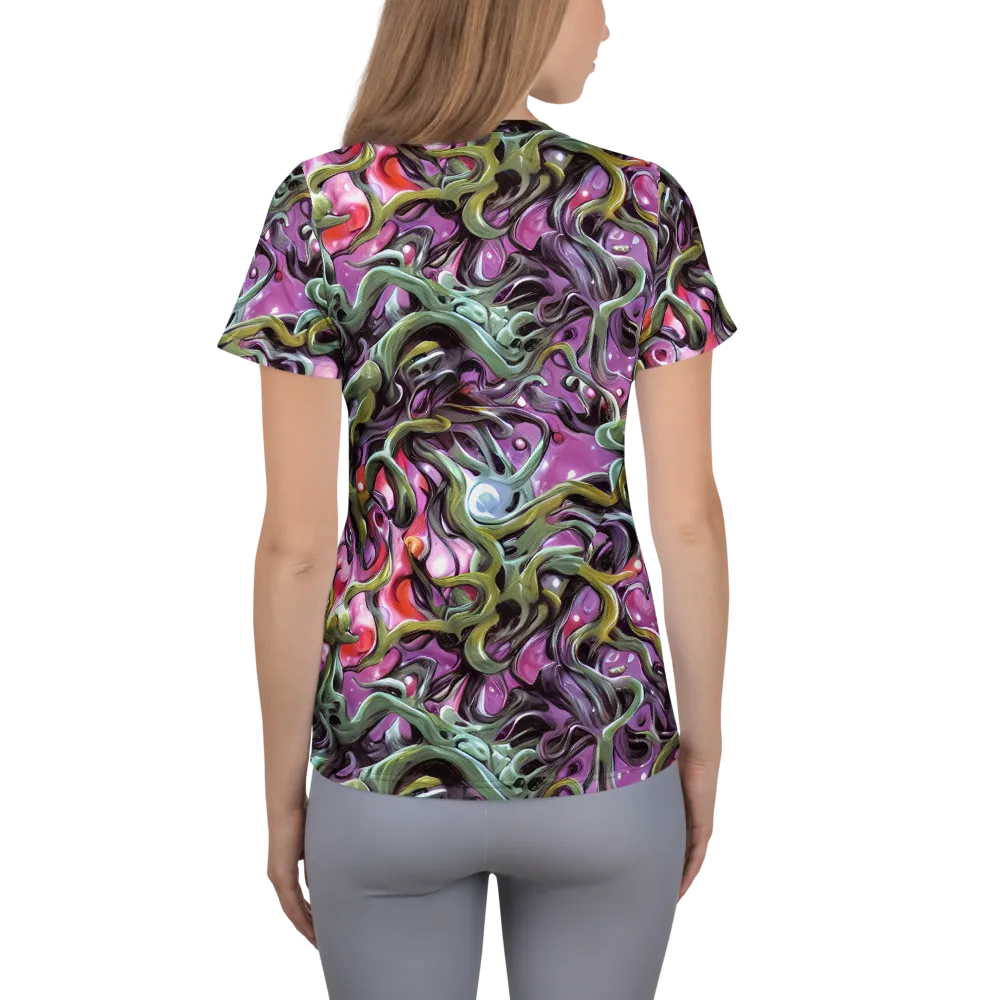 Venom Velvet on Women's Athletic T-Shirt — Back