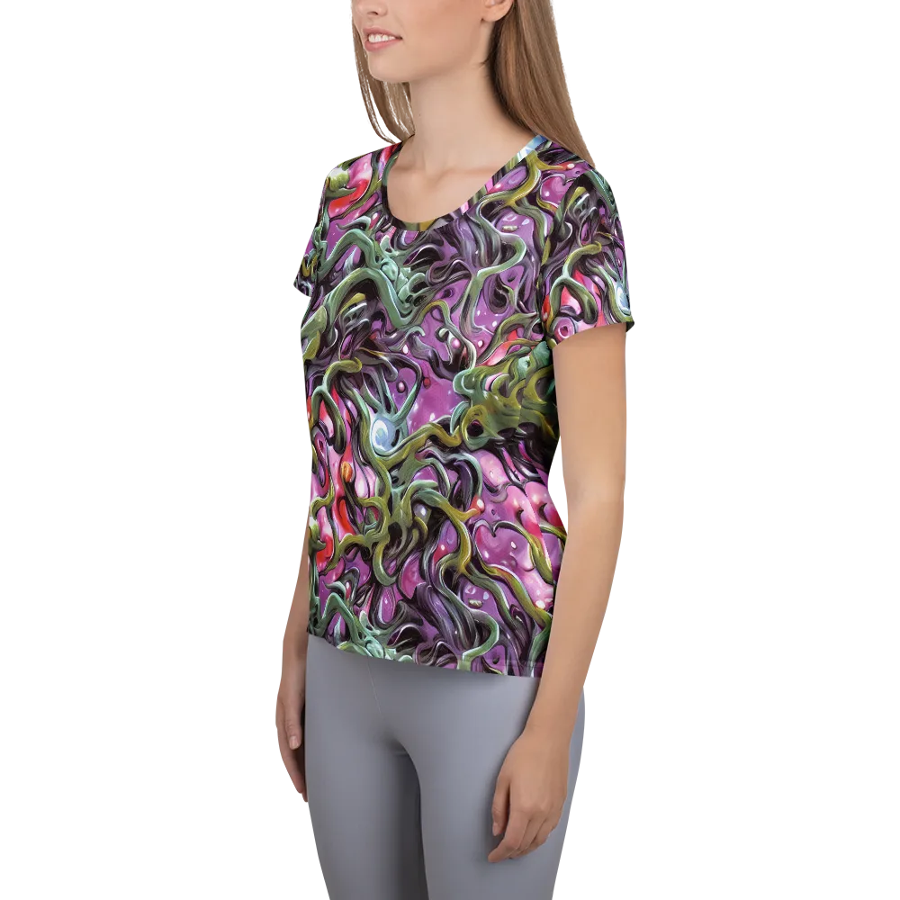 Venom Velvet on Women's Athletic T-Shirt — Left