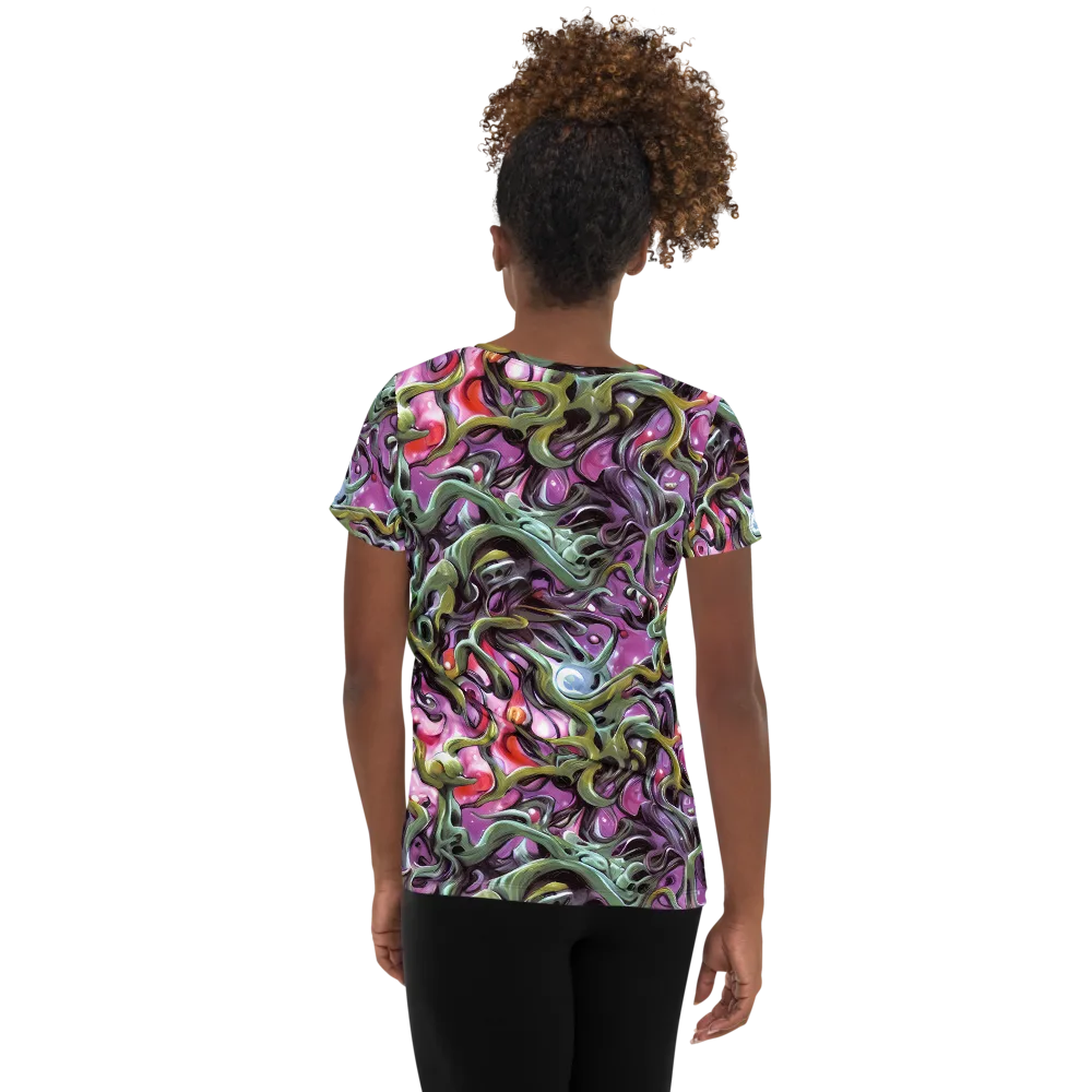 Venom Velvet on Women's Athletic T-Shirt — Back