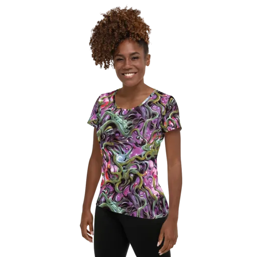 Venom Velvet on a Women's Athletic T-Shirt